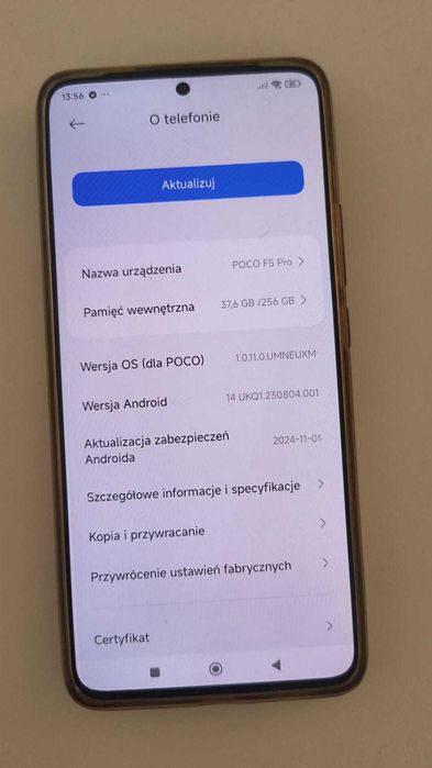 POCO F5 PRO  12+4/256 STAN BDB