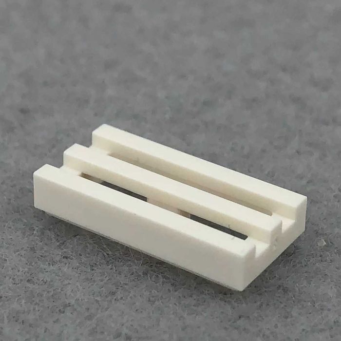 LEGO płytka grill 1x2 biały 2412