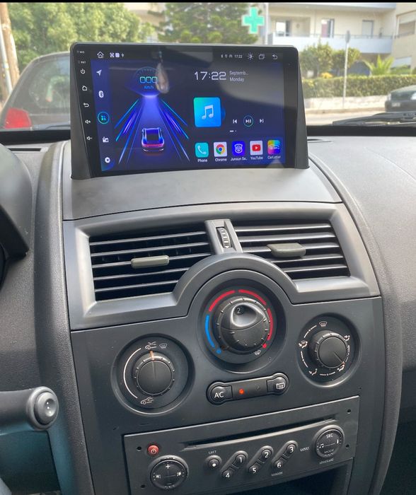 Radio Android 14 com GPS Renault megane 2 (Artigo novo)