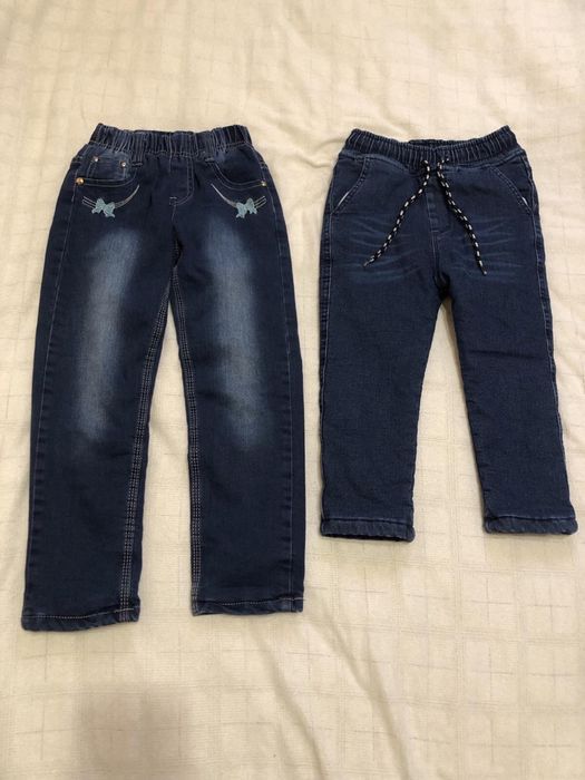 Зимові утеплені джинси дитячі / детские утепленные джинсы