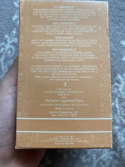 Chloe Parfums Lagerferld Eau De Toilette 86ml Vintage Unikat!