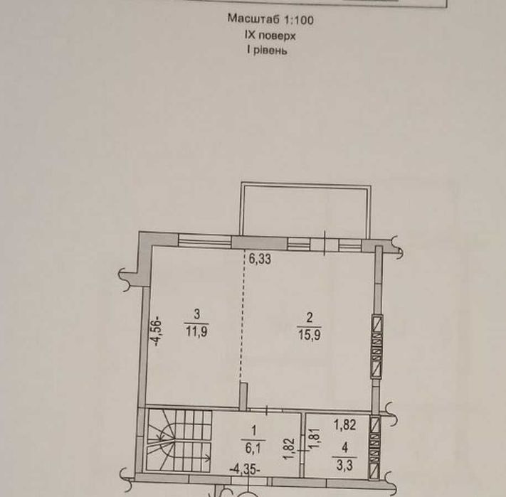 Двухповерхова 3-к квартира 95м2 ЖК Кришталеві Джерела Феофанія