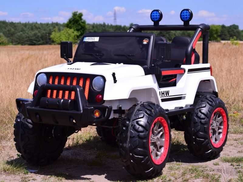 Auto samochód pojazd na akumulator JEEP 4x4 opcja bujania buggy autko