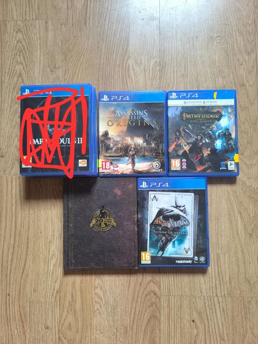 Zestaw Gier Ps4 Assassin's Tomb Raider Ps4 5 gier