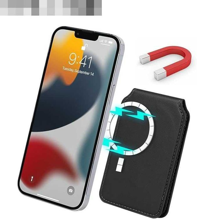 Magnetyczny uchwyt na karty MagSafe z podstawką do iPhone AFARER