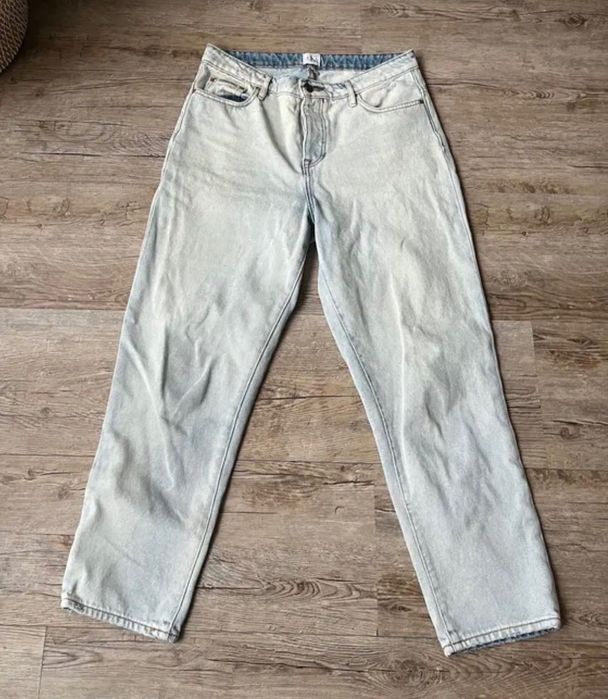 Calvin Klein Spodnie niebieski jasne Jeansy