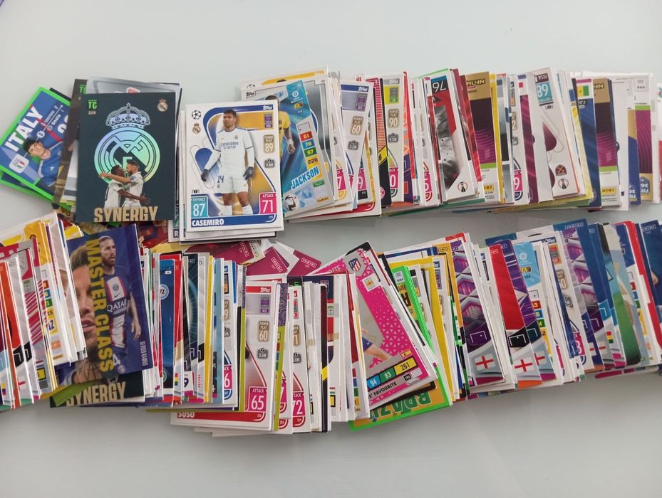 Karty piłkarzy, FIFA, match attax, adrenalyn, 480 szt.