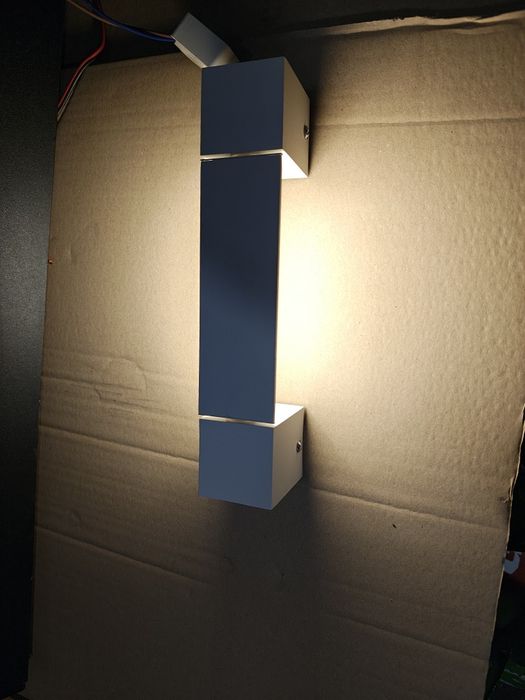 Kinkiet regulowany biały 30 cm