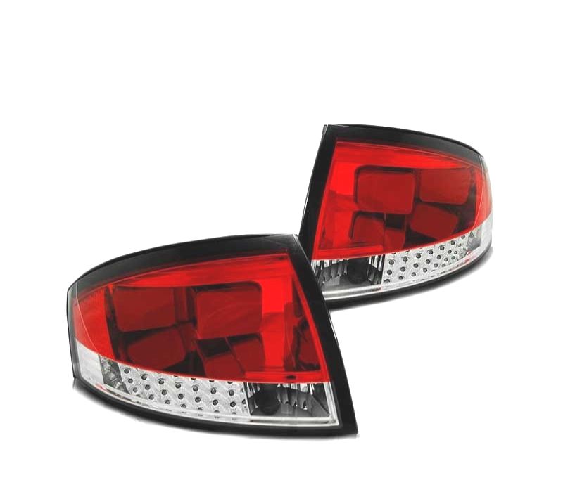 FAROLINS TRASEIROS LED AUDI TT 8N 99-06 VERMELLHO CLARO