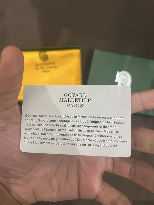 Carteira goyard azul