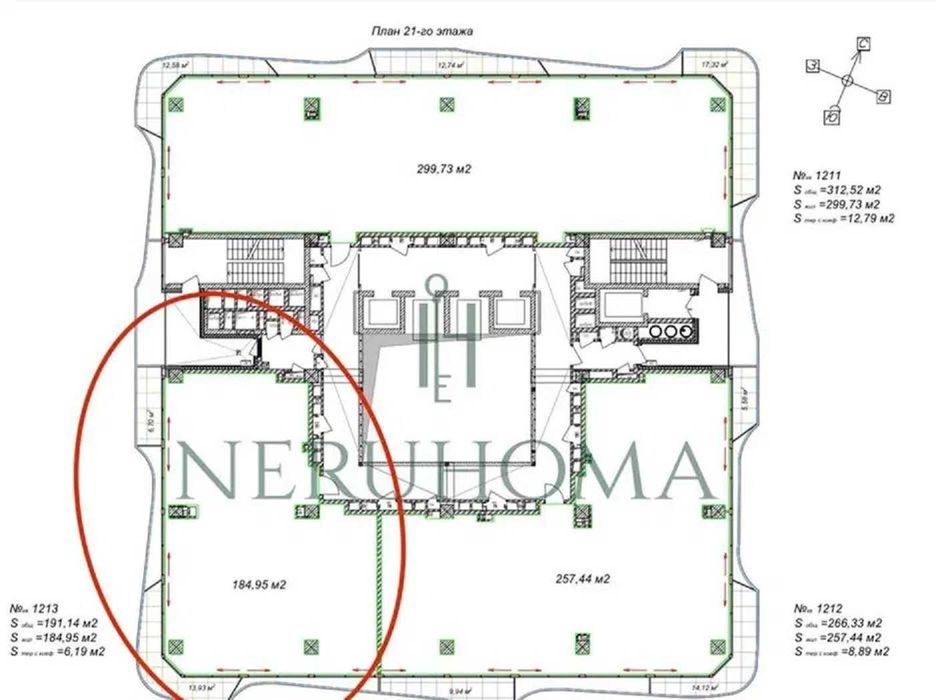 3-кімнатна квартира за адресою (площа 191 м²) - Atlanta.ua - фото 9