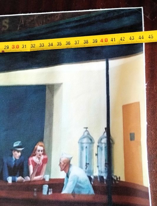 Tela Grande Nighthawks 1942 - Edward Hopper 45x30
