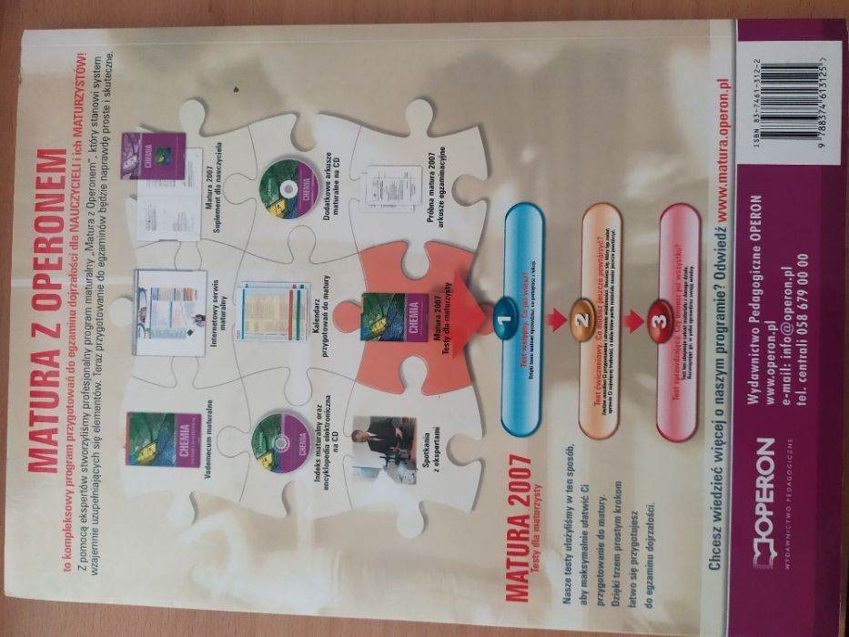Chemia, testy dla maturzysty, nowa matura, Operon