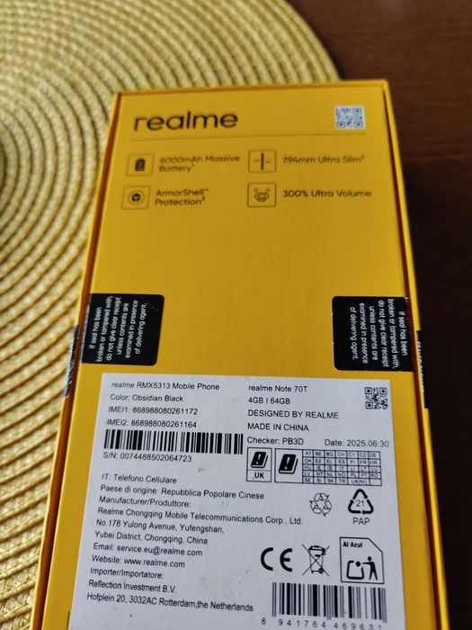 Sprzedam reamle Note 70T