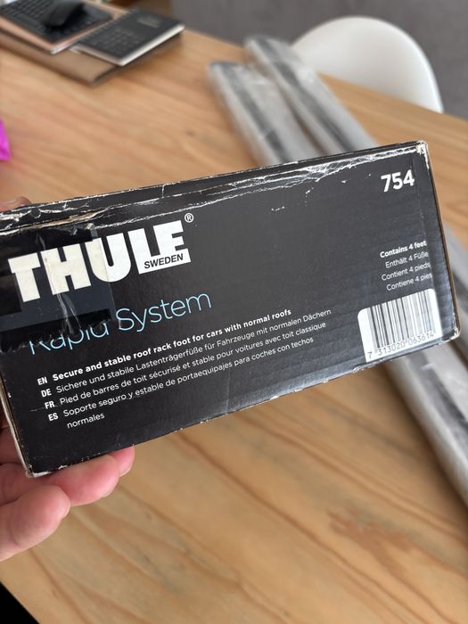 Barras thule + kit rapid system