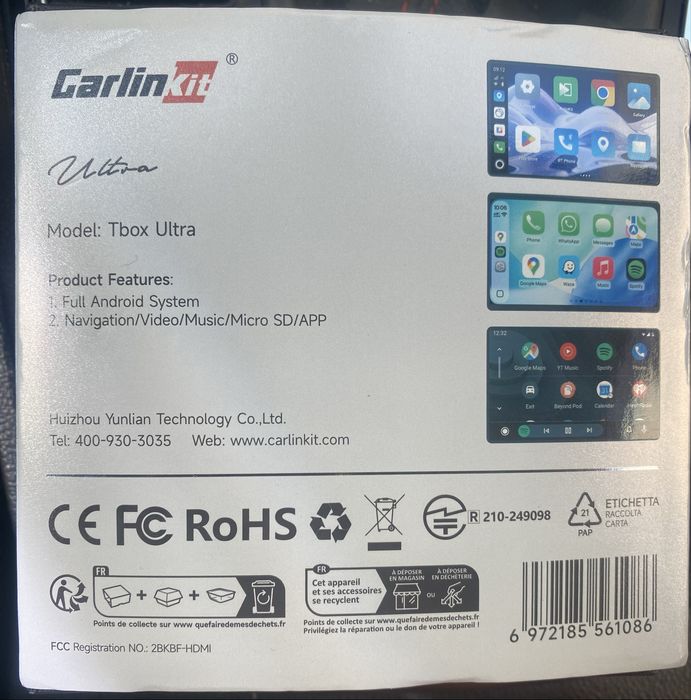 CarlinKit Tbox Ultra 2 (8/128)