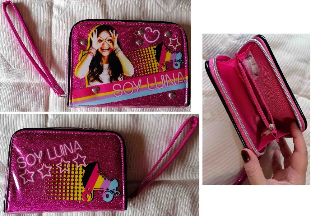 Conjunto Soy Luna - Bolsa a tiracolo, saco e porta moedas