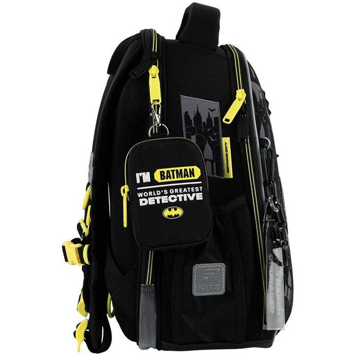 New 2025. Рюкзак шкільний каркасний Kite Education DC Batman в 1клас