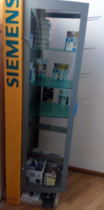 Expositor de telefones e telemoveis