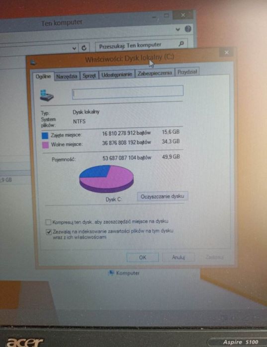 Laptop Acer Aspire 5100 + zasilacz