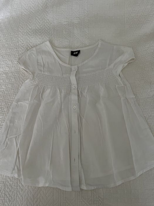 Biała bluzka H&M 6-8 lat