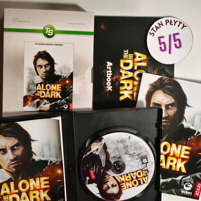 gra pc - alone in the dark - polskie wydanie - super stan