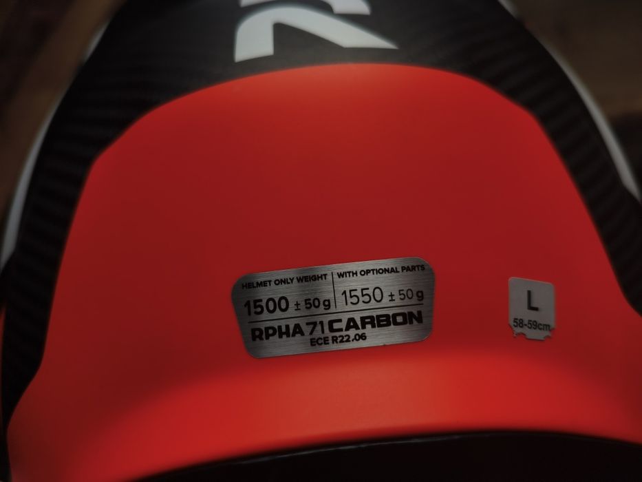 Kask HJC RPHA 71 carbon  L mesch sena