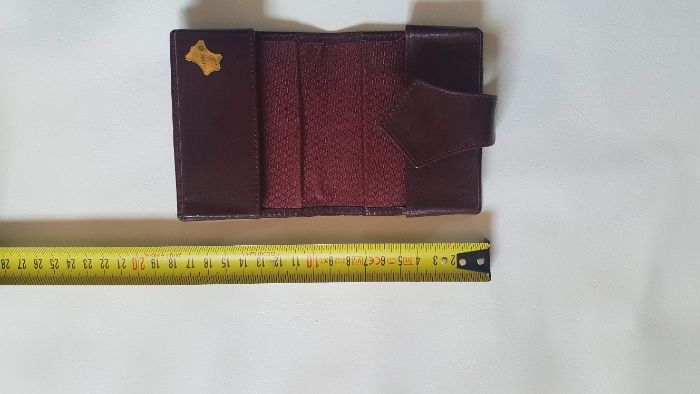 Carteira em pele, para guardar cartões