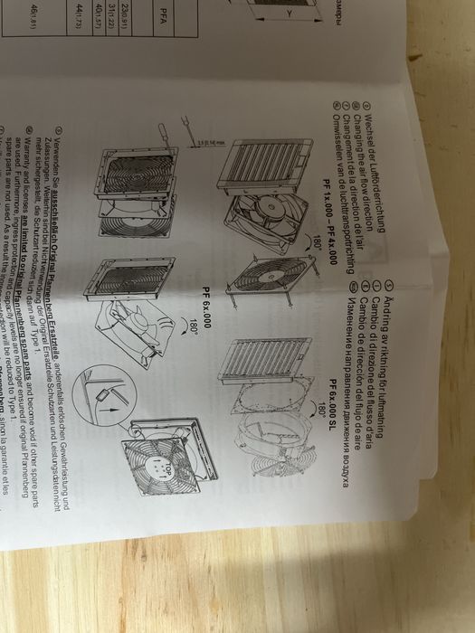 Novo- Ventilador para armario e filtro