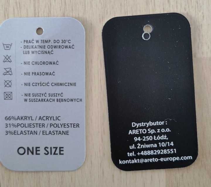 Szara mięciutka opaska Areto Nowa