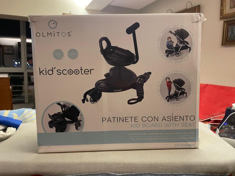 Patim / Plataforma com assento da Olmitos para carrinho