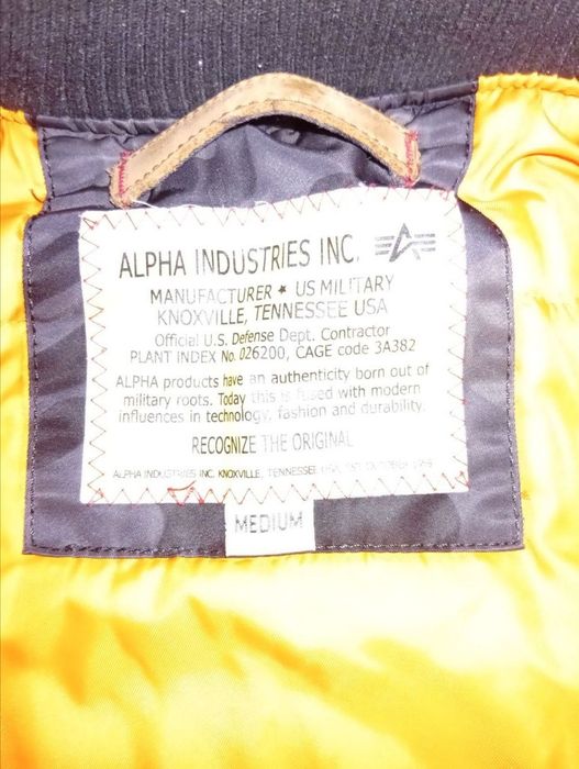 бомбер alpha industries вінтаж