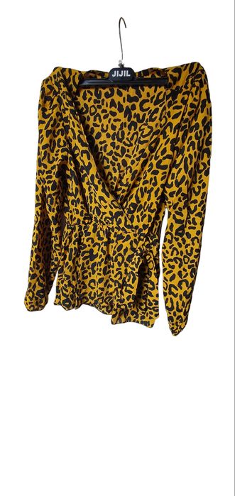 Bluzka bluzeczka boohoo panterka Rozmiar 36 s brązowa super stan