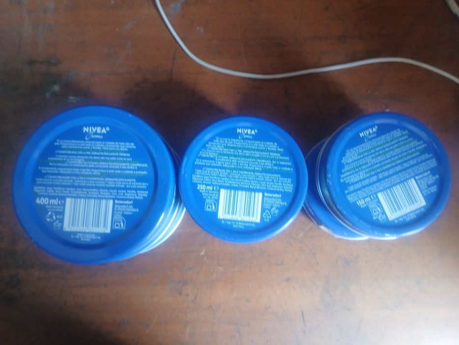 Nivea são novas e estão lacradas