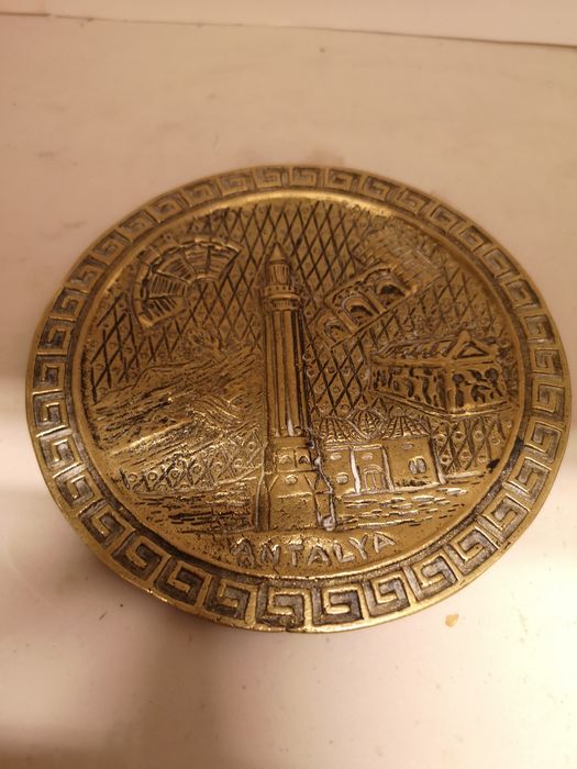 Mosiężna ozdoba do powieszenia z Turcji