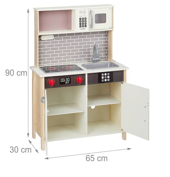 Cozinha de brincar madeira