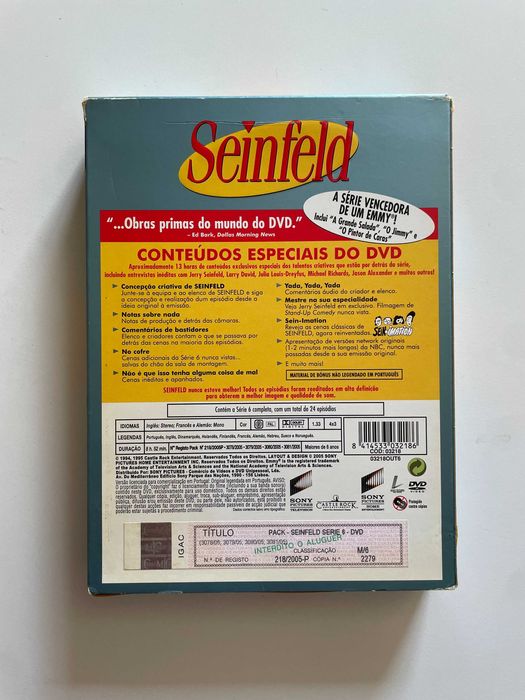 Seinfeld: Série 6 [Slip Box]
