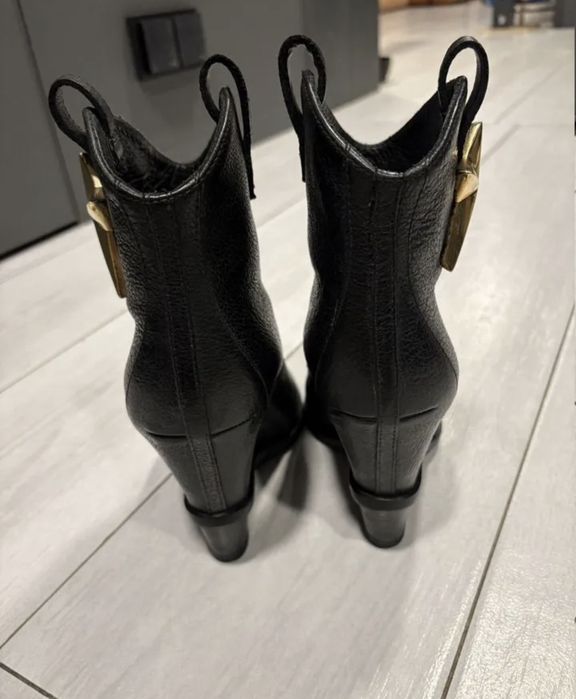 Чоботи Козаки Черевики Ботинки 38р