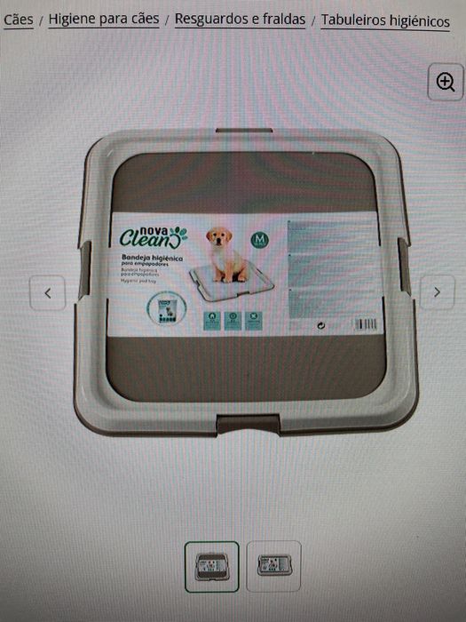 Tabuleiro para resguardo pra cães