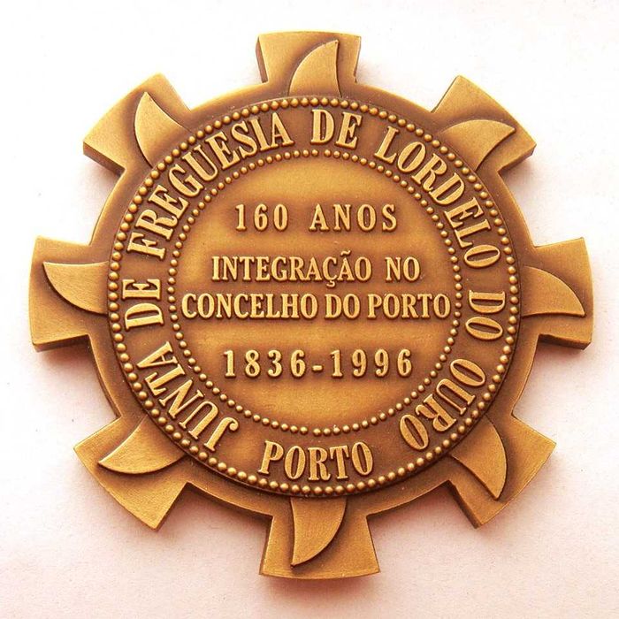 Medalha de Bronze Sol 160 Anos da Junta Freguesia de Lordelo do Ouro