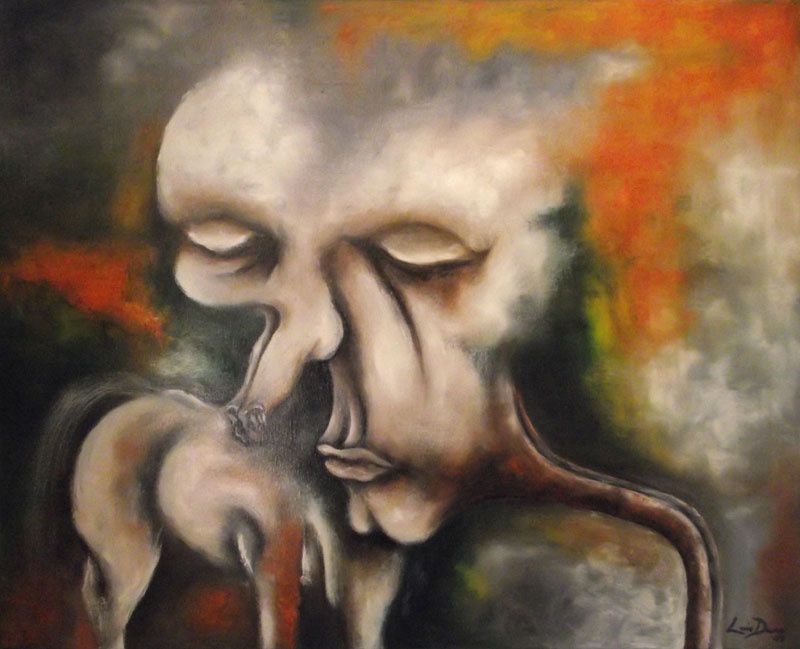 Pinturas a óleo e pastel originais