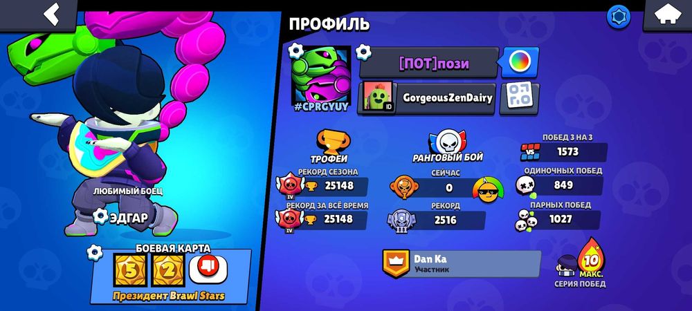 Аккаунт бравл старс