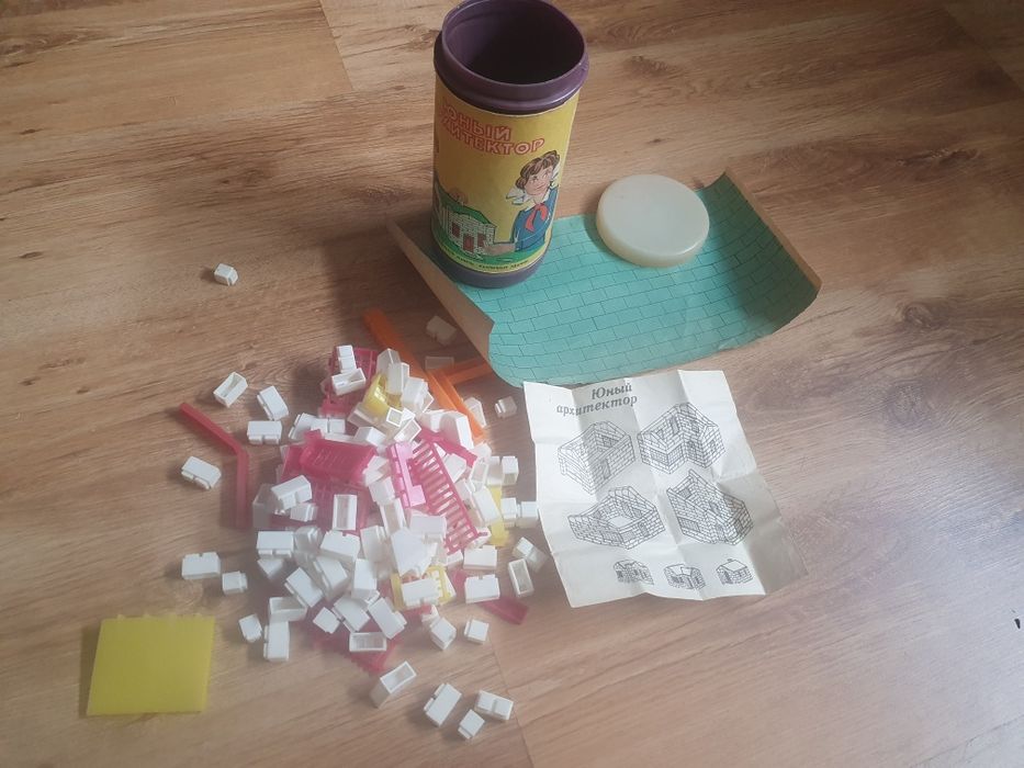 Игрушка СССР Конструктор СССР Юный архитектор Новый