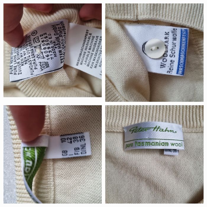 Вовняний светр кардиган Peter Hahn