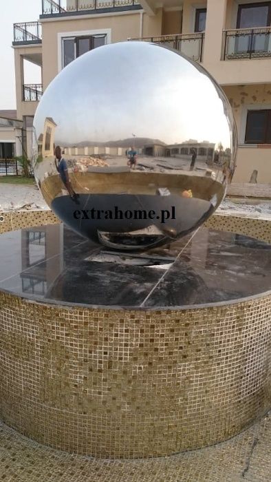 Fontanna kula ze stali nierdzewnej H150cm
