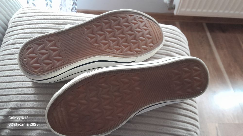 Trampki męskie Reserved 42 cm białe /kremowe