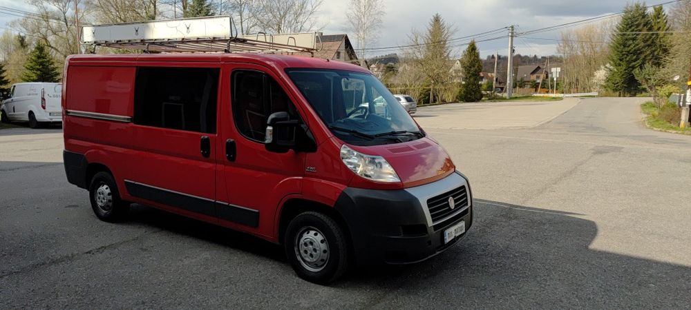 Fiat Ducato doka brygadówka  iveco brygadowy 7 osobowy osp euro 5 l2h1