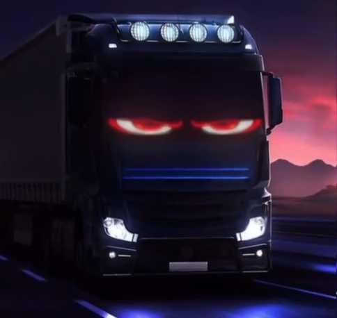 Світлодіодна панель на авто очі диявола 12x60, Devil Eyes, LED Matrix RGB