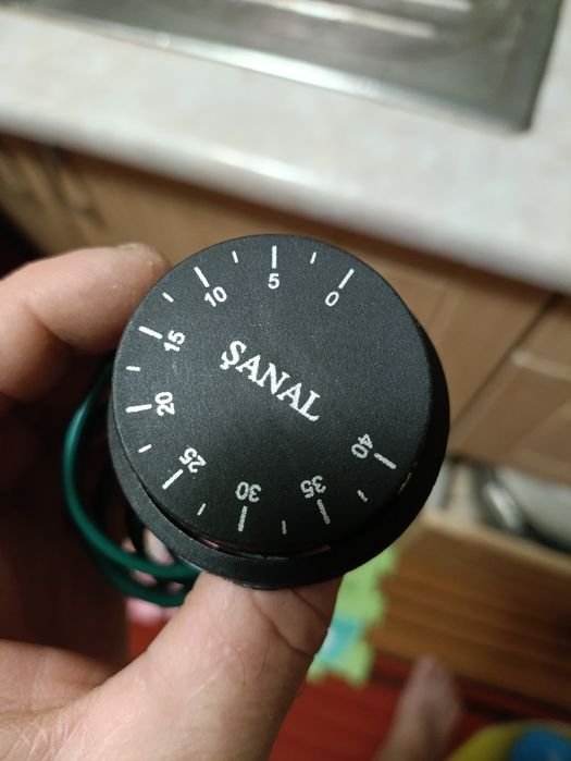 Термостат Sanal до твердопаливного котла від 30 до 120градусів