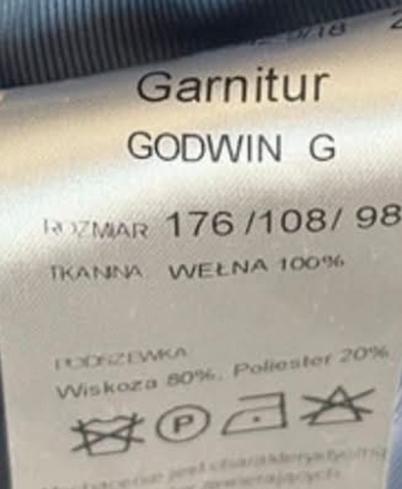 Garnitur męski Godwin
